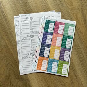 PK wellness stickers